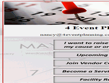 Tablet Screenshot of 4eventplanning.com